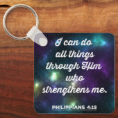 Filippijnen Bijbelverse 4:13 Sleutelhanger (Voorkant)