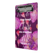 Filippijnen Christelijk plan voor Bijbelse versie Mini Klembord (Angled2)