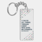 Filippijnen Christelijke sleutelketen voor vrouwen Sleutelhanger (Voorkant Links)