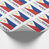 Filippijnen en Filippijnse Vlag Gift Cadeaupapier (Hoek)