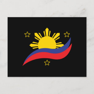 Filippijnen Filipino Pinoy Flag Briefkaart