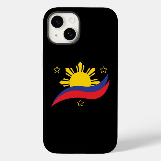 Filippijnen Filipino Pinoy Flag Case-Mate iPhone Case (Achterkant)