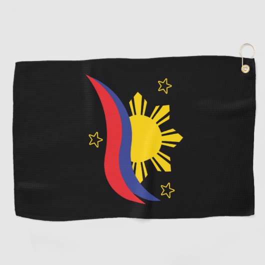 Filippijnen Filipino Pinoy Flag Golfhanddoek (Horizontaal)