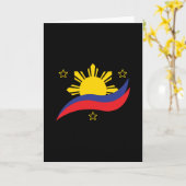 Filippijnen Filipino Pinoy Flag Kaart (Gele Bloem)