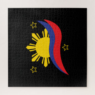 Filippijnen Filipino Pinoy Flag Legpuzzel