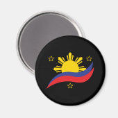 Filippijnen Filipino Pinoy Flag Magneet (Voorkant / Achterkant)