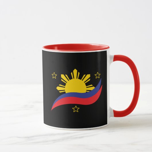 Filippijnen Filipino Pinoy Flag Mok (Rechts)