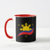 Filippijnen Filipino Pinoy Flag Mok (Links)
