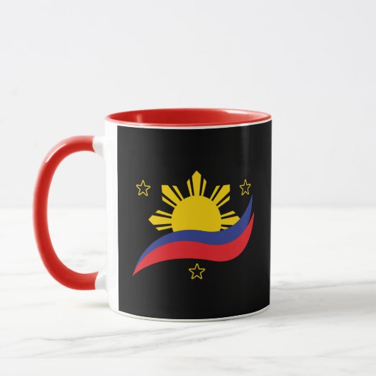 Filippijnen Filipino Pinoy Flag Mok (Links)
