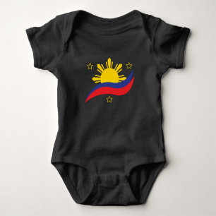 Filippijnen Filipino Pinoy Flag Romper