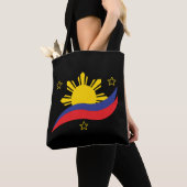Filippijnen Filipino Pinoy Flag Tote Bag (Dichtbij)