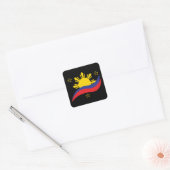 Filippijnen Filipino Pinoy Flag Vierkante Sticker (Envelop)
