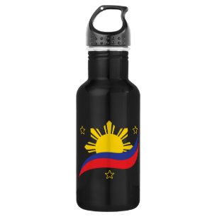 Filippijnen Filipino Pinoy Flag Waterfles