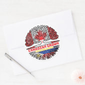 Filippijnen Filippijns Canada - Boom Roots Fl Ronde Sticker (Envelop)