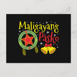 Filippijnen Filippijnse kerstman Maligayang Pasko Briefkaart