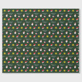 Filippijnen Filippijnse kerstman Maligayang Pasko Cadeaupapier (Vlak)