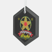 Filippijnen Filippijnse kerstman Maligayang Pasko Glas Ornament (Voorkant links)