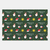 Filippijnen Filippijnse kerstman Maligayang Pasko Inpakpapier Vel (Voorkant 3)