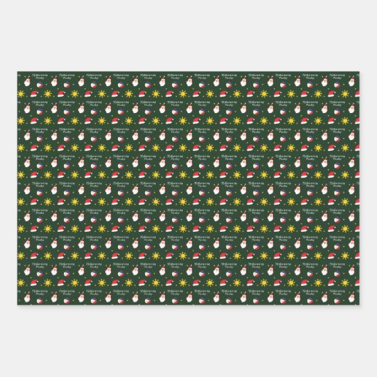Filippijnen Filippijnse kerstman Maligayang Pasko Inpakpapier Vel (Voorkant)