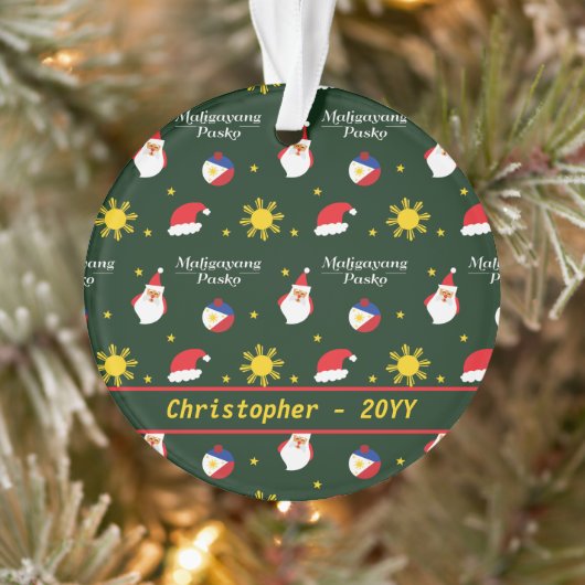 Filippijnen Filippijnse kerstman Maligayang Pasko Ornament (Boom)