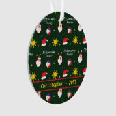 Filippijnen Filippijnse kerstman Maligayang Pasko Ornament (voorkant)