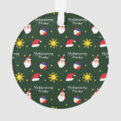 Filippijnen Filippijnse kerstman Maligayang Pasko Ornament (achterkant)
