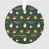 Filippijnen Filippijnse kerstman Maligayang Pasko Ornament (voorkant)