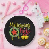 Filippijnen Filippijnse kerstman Maligayang Pasko Papieren Bordje (Feest)