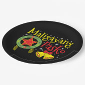 Filippijnen Filippijnse kerstman Maligayang Pasko Papieren Bordje (Gekanteld)