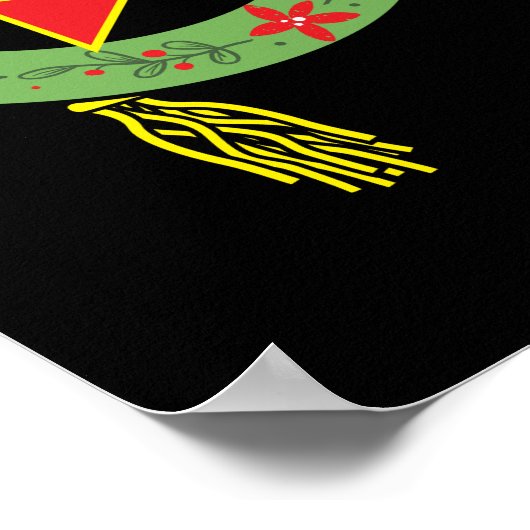 Filippijnen Filippijnse kerstman Maligayang Pasko Poster (Hoek)