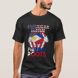 Filippijnen Filippijnse trots sterke trotse Amerik T-shirt