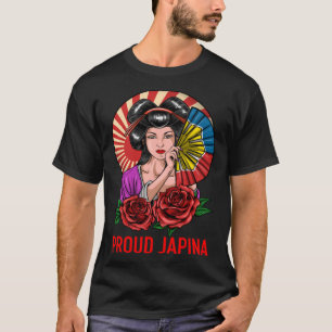 Filippijnen Filippina Japans Japan Japanse vlag Fr T-shirt