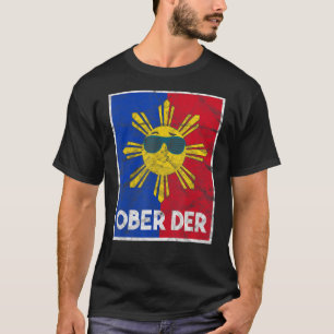 Filippijnen Filippina Pride Filipino Proud Flag Ob T-shirt