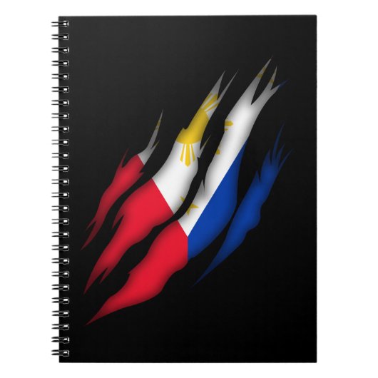 Filippijnen Flag Proud Filipino Notitieboek (Voorkant)