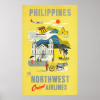 Filippijnen Fly Northwest Orient Airlines