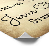 Filippijnen ik kan alles doen via Jezus Poster (Hoek)