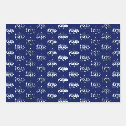 Filippijnen Kerstmis - Diwang Pasko Inpakpapier Vel (Voorkant 2)