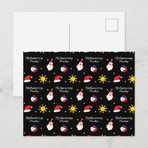 Filippijnen Kerstmis Maligayang Pasko Tagalog Briefkaart