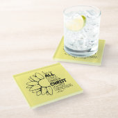 Filippijnen - Kwaliteitsventilator voor Bijbelprij Glazen Onderzetter (Schuin)