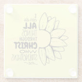 Filippijnen - Kwaliteitsventilator voor Bijbelprij Glazen Onderzetter (Achterkant)