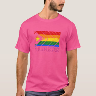 Filippijnen LGBTQ Filippijnse Homo Lesbische Ga T-shirt