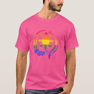 Filippijnen LGBTQ Filippijnse Homo Lesbische Ga T-shirt