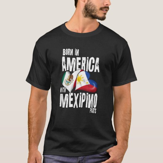 Filippijnen Mexico Filipino Pride Proud Flag Mexic T-shirt (Voorkant)
