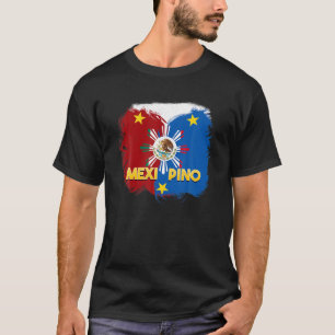 Filippijnen Mexico Filipino Pride Proud Flag Mexic T-shirt