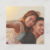 Filippijnen Paspoort bruiloft QR Informatiekaartje (Achterkant)