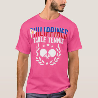 Filippijnen Ping Pong Lovers Steun Filippijnse Ta T-shirt