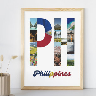 Filippijnen Poster Filippijnse muur Art Decor PH