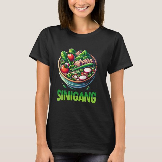 Filippijnen Sinigang Filippijnse Voedselsoep Liefh T-shirt (Voorkant)