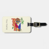 Filippijnen  Tarsier vlag Palm Souvenir Bagagelabel (Voorkant horizontaal)