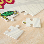 Filippijnen Tarsier vlag Palm Souvenir Legpuzzel (Zijkant)